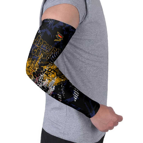 Adelaide Crows Arm Sleeves Urban Graffiti Street Art - Bold Abstract Spray Paint