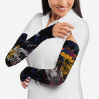 Adelaide Crows Arm Sleeves Urban Graffiti Street Art - Bold Abstract Spray Paint