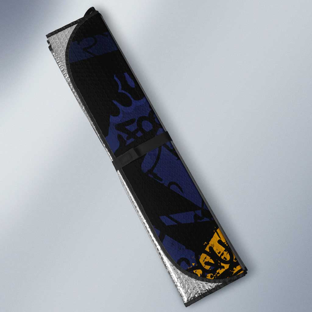 Adelaide Crows Auto Sun Shade Urban Graffiti Street Art - Bold Abstract Spray Paint