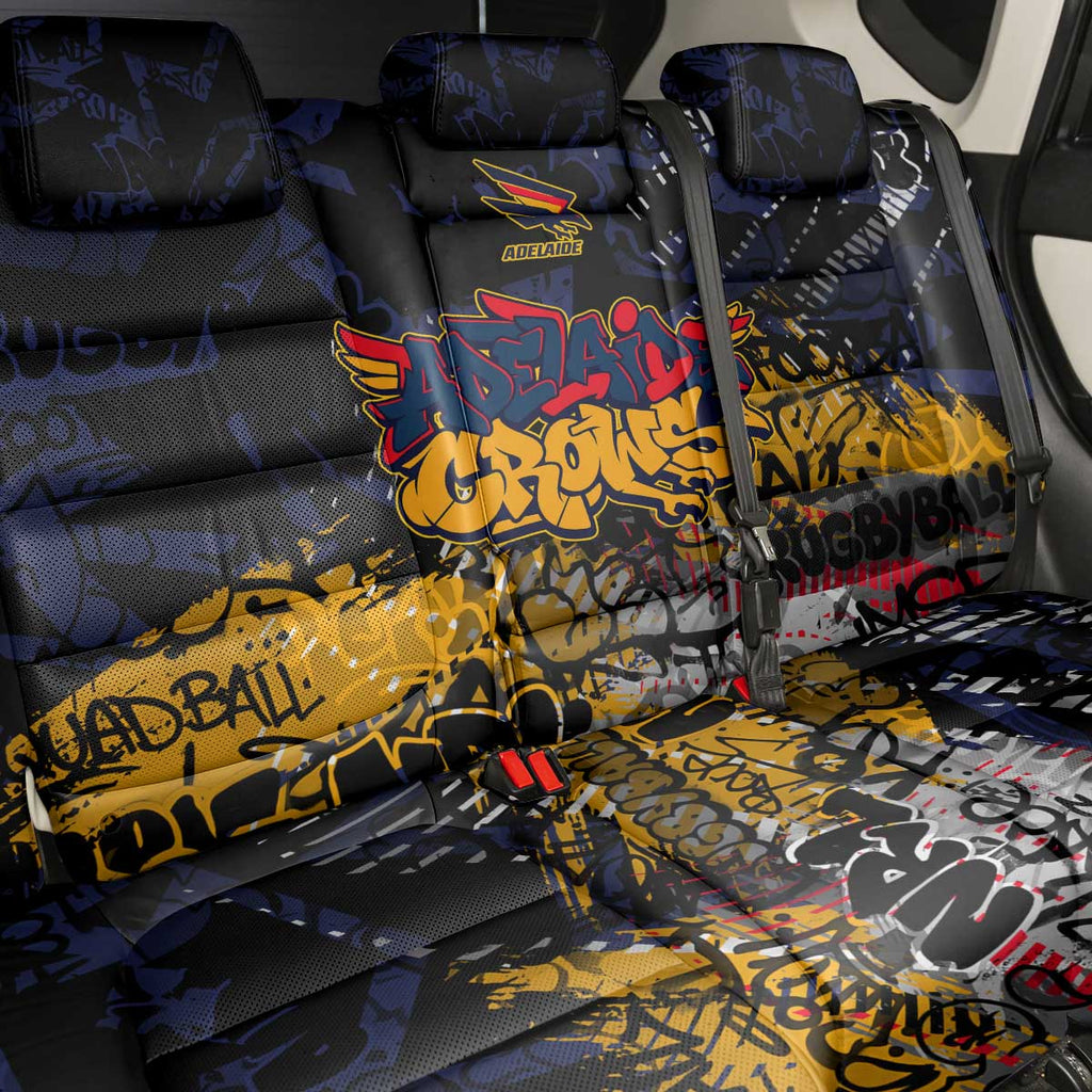 Adelaide Crows Back Car Seat Cover Urban Graffiti Street Art - Bold Abstract Spray Paint