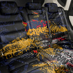 Adelaide Crows Back Car Seat Cover Urban Graffiti Street Art - Bold Abstract Spray Paint