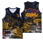 Adelaide Crows Basketball Jersey Urban Graffiti Street Art - Bold Abstract Spray Paint