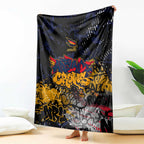 Adelaide Crows Blanket Urban Graffiti Street Art - Bold Abstract Spray Paint