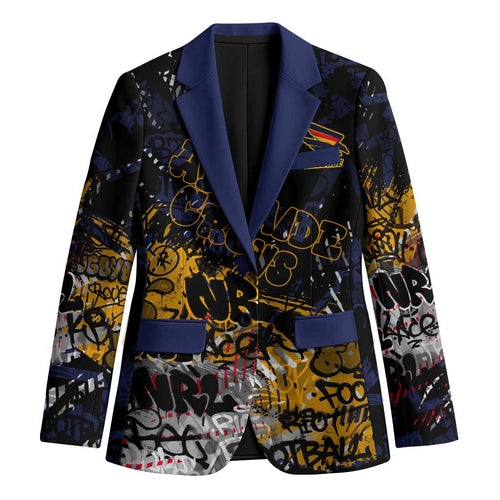 Adelaide Crows Blazer Urban Graffiti Street Art - Bold Abstract Spray Paint
