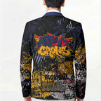 Adelaide Crows Blazer Urban Graffiti Street Art - Bold Abstract Spray Paint