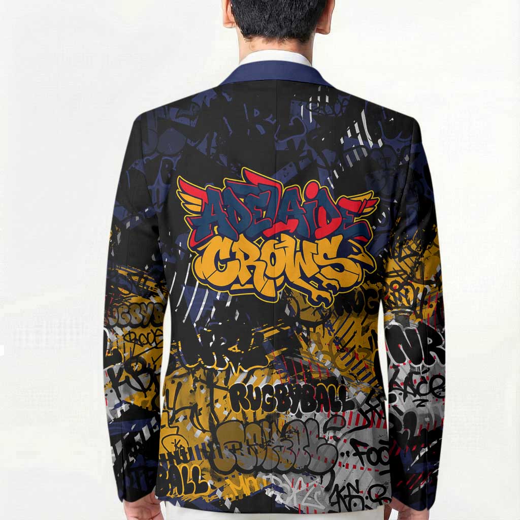 Adelaide Crows Blazer Urban Graffiti Street Art - Bold Abstract Spray Paint