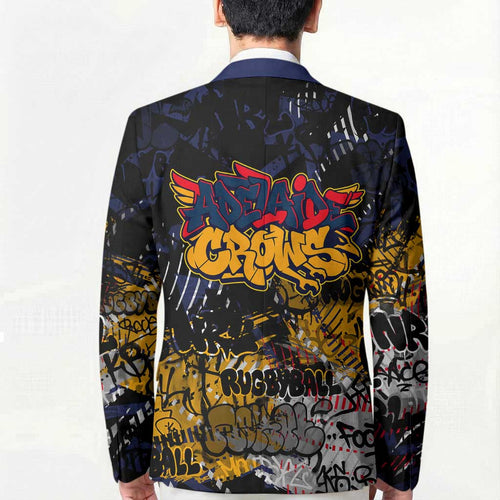 Adelaide Crows Blazer Urban Graffiti Street Art - Bold Abstract Spray Paint