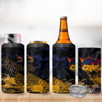 Adelaide Crows 4 in 1 Can Cooler Tumbler Urban Graffiti Street Art - Bold Abstract Spray Paint