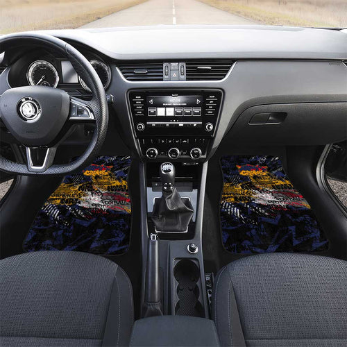 Adelaide Crows Car Mats Urban Graffiti Street Art - Bold Abstract Spray Paint