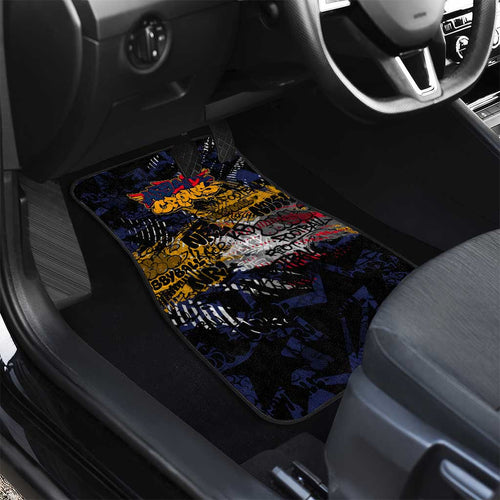 Adelaide Crows Car Mats Urban Graffiti Street Art - Bold Abstract Spray Paint