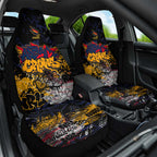 Adelaide Crows Car Seat Cover Urban Graffiti Street Art - Bold Abstract Spray Paint