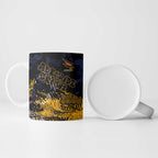 Adelaide Crows Ceramic Mug Urban Graffiti Street Art - Bold Abstract Spray Paint