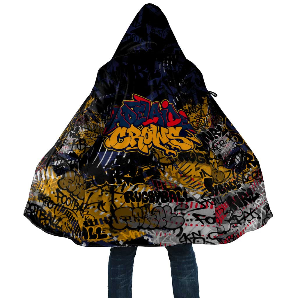 Adelaide Crows Cloak Urban Graffiti Street Art - Bold Abstract Spray Paint