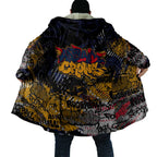 Adelaide Crows Cloak Urban Graffiti Street Art - Bold Abstract Spray Paint