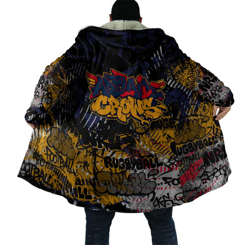 Adelaide Crows Cloak Urban Graffiti Street Art - Bold Abstract Spray Paint