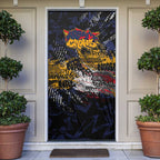 Adelaide Crows Door Cover Urban Graffiti Street Art - Bold Abstract Spray Paint