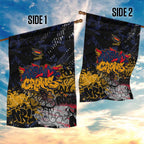 Adelaide Crows Garden Flag Urban Graffiti Street Art - Bold Abstract Spray Paint
