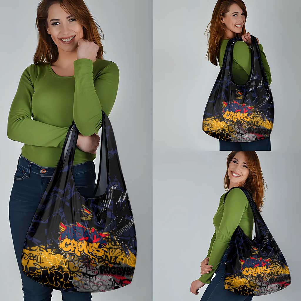Adelaide Crows Grocery Bag Urban Graffiti Street Art - Bold Abstract Spray Paint