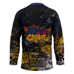 Adelaide Crows Hockey Jersey Urban Graffiti Street Art - Bold Abstract Spray Paint
