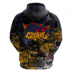 Adelaide Crows Hoodie Urban Graffiti Street Art - Bold Abstract Spray Paint