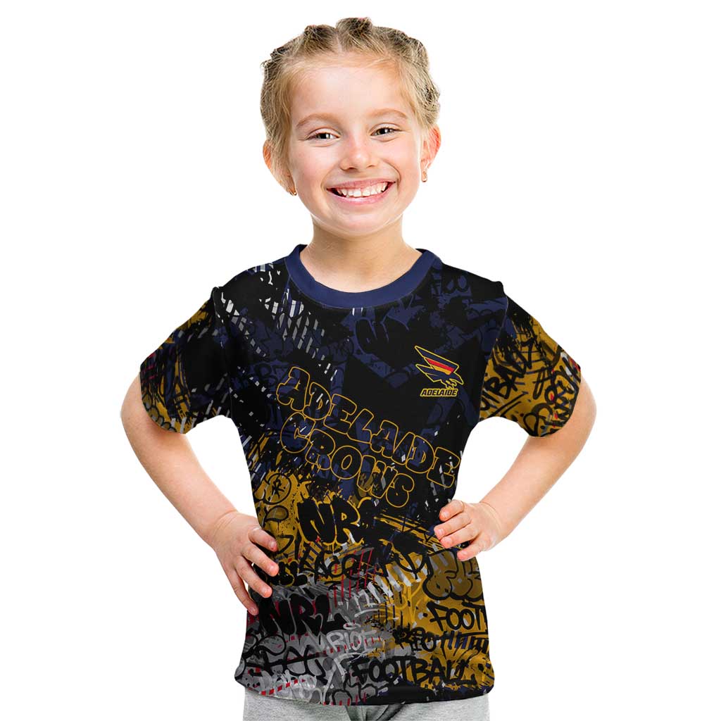 Adelaide Crows Kid T Shirt Urban Graffiti Street Art - Bold Abstract Spray Paint
