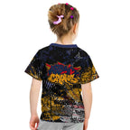 Adelaide Crows Kid T Shirt Urban Graffiti Street Art - Bold Abstract Spray Paint