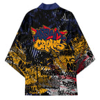Adelaide Crows Kimono Urban Graffiti Street Art - Bold Abstract Spray Paint