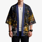 Adelaide Crows Kimono Urban Graffiti Street Art - Bold Abstract Spray Paint