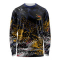 Adelaide Crows Long Sleeve Shirt Urban Graffiti Street Art - Bold Abstract Spray Paint