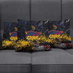 Adelaide Crows Pillow Cover Urban Graffiti Street Art - Bold Abstract Spray Paint