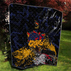 Adelaide Crows Quilt Urban Graffiti Street Art - Bold Abstract Spray Paint