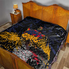 Adelaide Crows Quilt Urban Graffiti Street Art - Bold Abstract Spray Paint