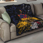 Adelaide Crows Quilt Urban Graffiti Street Art - Bold Abstract Spray Paint
