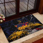 Adelaide Crows Rubber Doormat Urban Graffiti Street Art - Bold Abstract Spray Paint