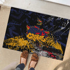 Adelaide Crows Rubber Doormat Urban Graffiti Street Art - Bold Abstract Spray Paint