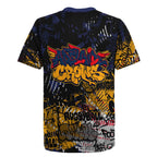 Adelaide Crows Rugby Jersey Urban Graffiti Street Art - Bold Abstract Spray Paint