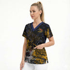 Adelaide Crows Scrub Top Urban Graffiti Street Art - Bold Abstract Spray Paint