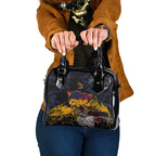 Adelaide Crows Shoulder Handbag Urban Graffiti Street Art - Bold Abstract Spray Paint