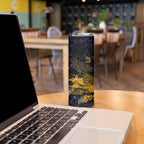 Adelaide Crows Skinny Tumbler Urban Graffiti Street Art - Bold Abstract Spray Paint
