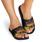 Adelaide Crows Slide Sandals Urban Graffiti Street Art - Bold Abstract Spray Paint