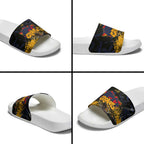 Adelaide Crows Slide Sandals Urban Graffiti Street Art - Bold Abstract Spray Paint