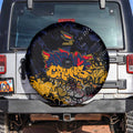 Adelaide Crows Spare Tire Cover Urban Graffiti Street Art - Bold Abstract Spray Paint