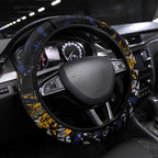 Adelaide Crows Steering Wheel Cover Urban Graffiti Street Art - Bold Abstract Spray Paint