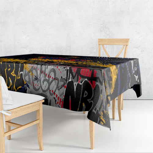 Adelaide Crows Tablecloth Urban Graffiti Street Art - Bold Abstract Spray Paint