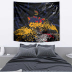 Adelaide Crows Tapestry Urban Graffiti Street Art - Bold Abstract Spray Paint