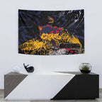 Adelaide Crows Tapestry Urban Graffiti Street Art - Bold Abstract Spray Paint