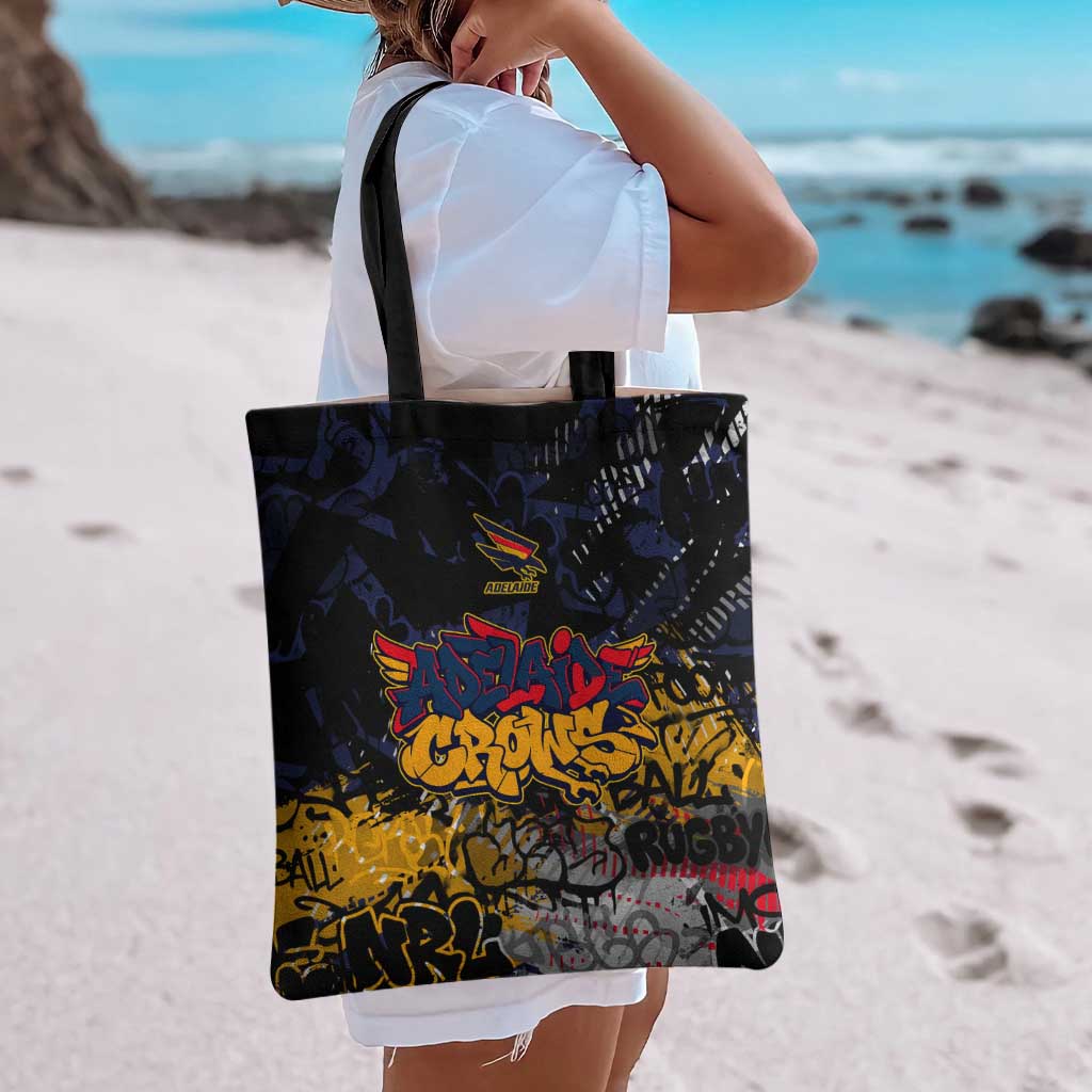 Adelaide Crows Tote Bag Urban Graffiti Street Art - Bold Abstract Spray Paint