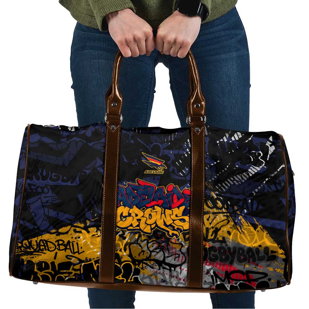 Adelaide Crows Travel Bag Urban Graffiti Street Art - Bold Abstract Spray Paint