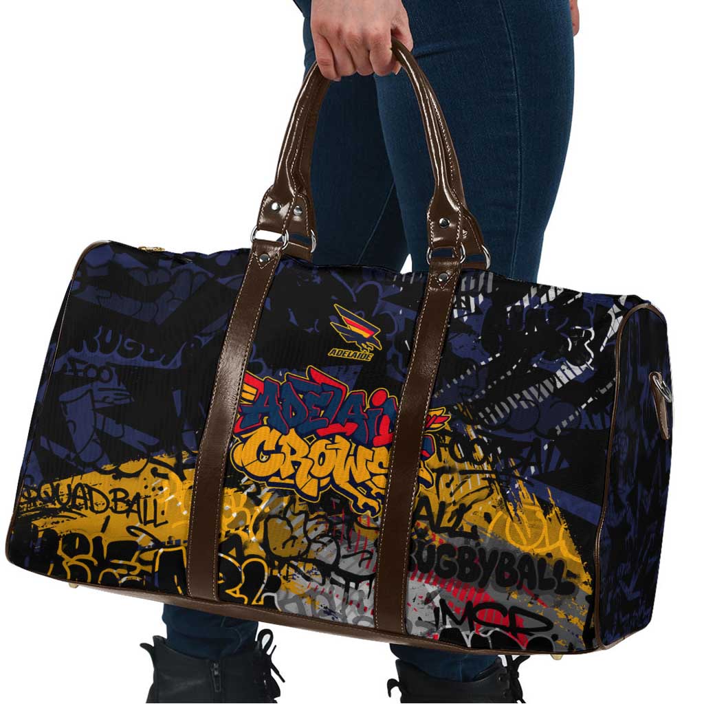 Adelaide Crows Travel Bag Urban Graffiti Street Art - Bold Abstract Spray Paint