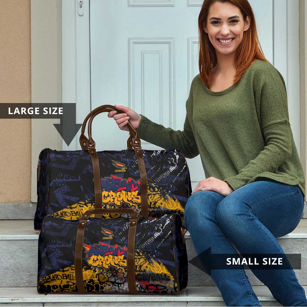 Adelaide Crows Travel Bag Urban Graffiti Street Art - Bold Abstract Spray Paint